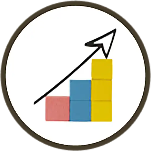 Business growth icon